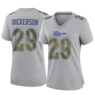 Los Angeles Rams Women's Eric Dickerson Game Atmosphere Fashion Jersey - Gray