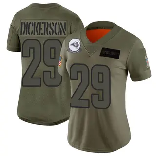 Los Angeles Rams Women's Eric Dickerson Limited 2019 Salute to Service Jersey - Camo