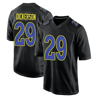 Los Angeles Rams Youth Eric Dickerson Game Fashion Jersey - Black